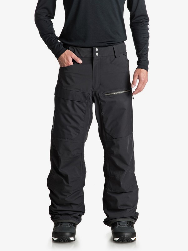 quiksilver, Travis Stretch Snow Pants, PHANTOM (kta0) 0 Travis Stretch Snow Pants Black EQYTP03082 Quiksilver