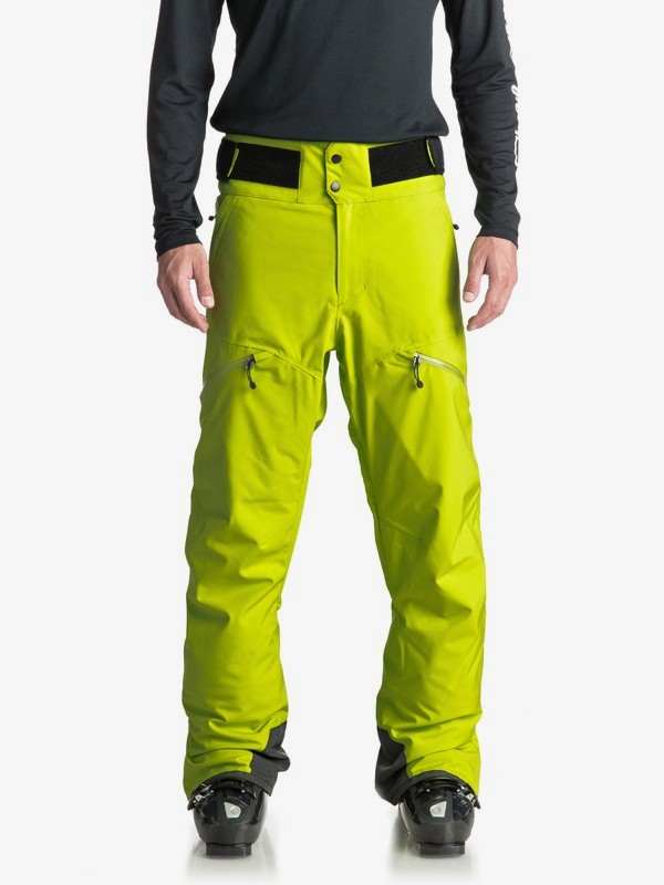 quiksilver, Сноубордические штаны Orbitor, LIME GREEN (gkc0) 0 Сноубордические штаны Orbitor Зеленый EQYTP03083 Quiksilver