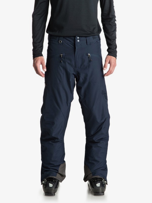 quiksilver, Сноубордические штаны Boundry, DRESS BLUES (btk0) 0 Сноубордические штаны Boundry Синий EQYTP03086 Quiksilver