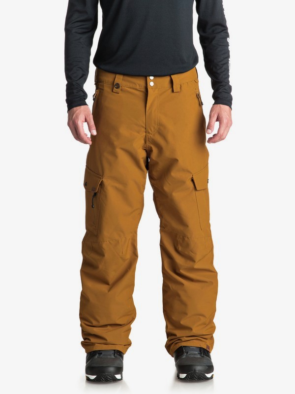quiksilver, Сноубордические штаны Porter, GOLDEN BROWN (cpd0) 0 Сноубордические штаны Porter Коричневый EQYTP03087 Quiksilver