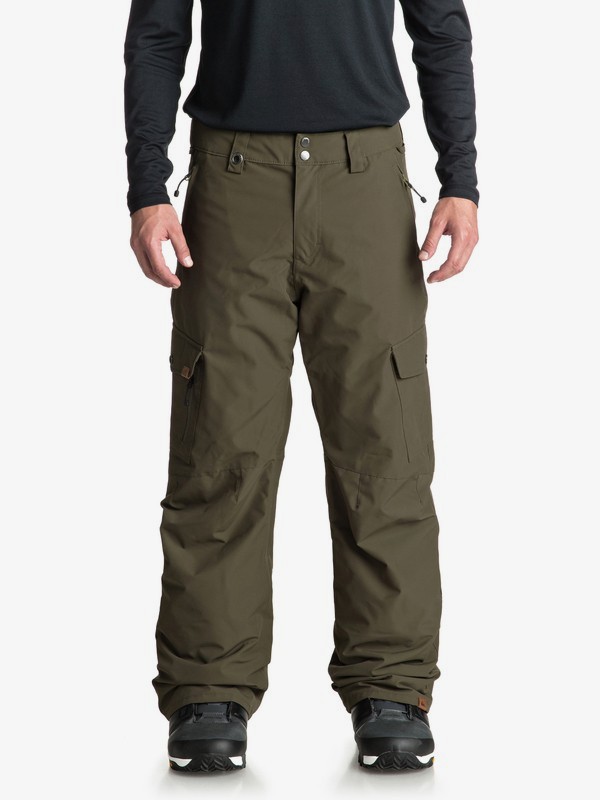 quiksilver, Porter Snow Pants, GRAPE LEAF (cre0) 0 Porter Snow Pants Brown EQYTP03087 Quiksilver