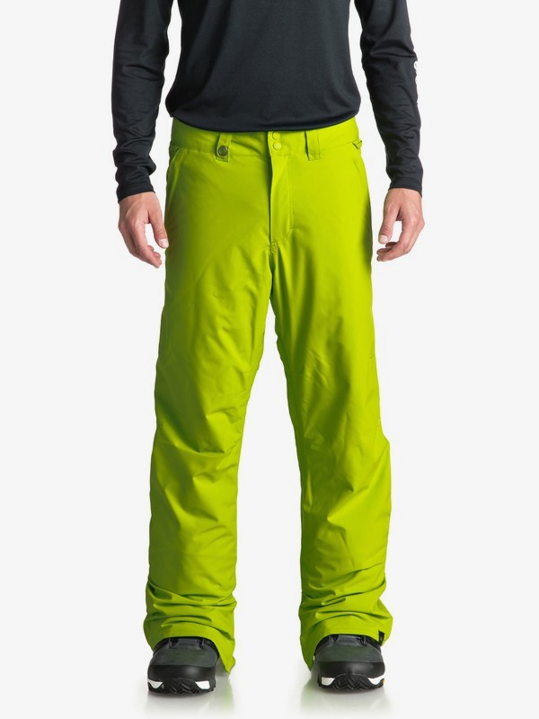 quiksilver, Сноубордические штаны Estate, LIME GREEN (gkc0) 0 Сноубордические штаны Estate Зеленый EQYTP03088 Quiksilver