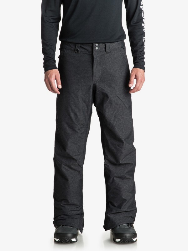 quiksilver, Estate - Pantalones Para Nieve para Hombre, BLACK HEATHER (kvjh) 0 Estate - Pantalones Para Nieve para Hombre EQYTP03105 Quiksilver