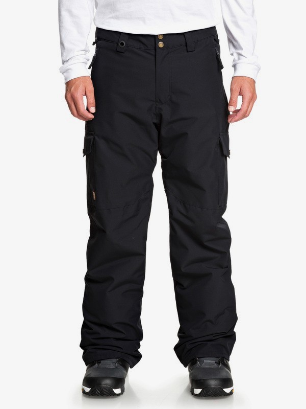 quiksilver, Porter Snow Pants, BLACK (kvj0) 0 Porter Snow Pants Black EQYTP03118 Quiksilver