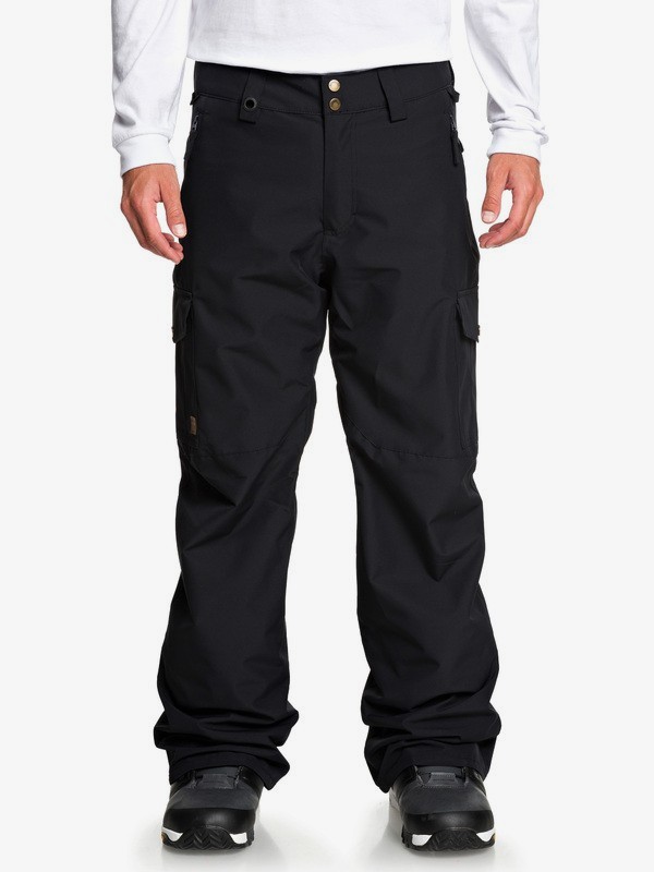 quiksilver, Porter Snow Pants, BLACK (kvj0) 0 Porter Snow Pants Black EQYTP03129 Quiksilver