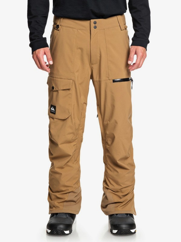 quiksilver, Utility Snow Pants, OTTER (cnq0) 0 Utility Snow Pants Brown EQYTP03131 Quiksilver