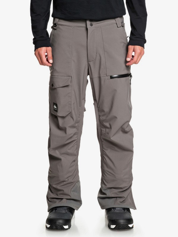 quiksilver, Utility - Snow Pants, CASTLEROCK (kpv0) 0 Utility - Snow Pants Black EQYTP03131 Quiksilver