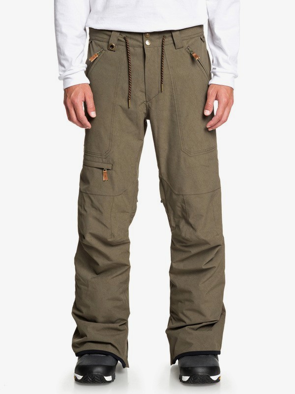 quiksilver, Elmwood Snow Pants, GRAPE LEAF (cre0) 0 Elmwood Snow Pants Brown EQYTP03132 Quiksilver