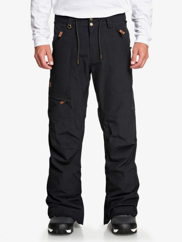 quiksilver, Elmwood Snow Pants, BLACK (kvj0) 0 Elmwood Snow Pants Black EQYTP03132 Quiksilver