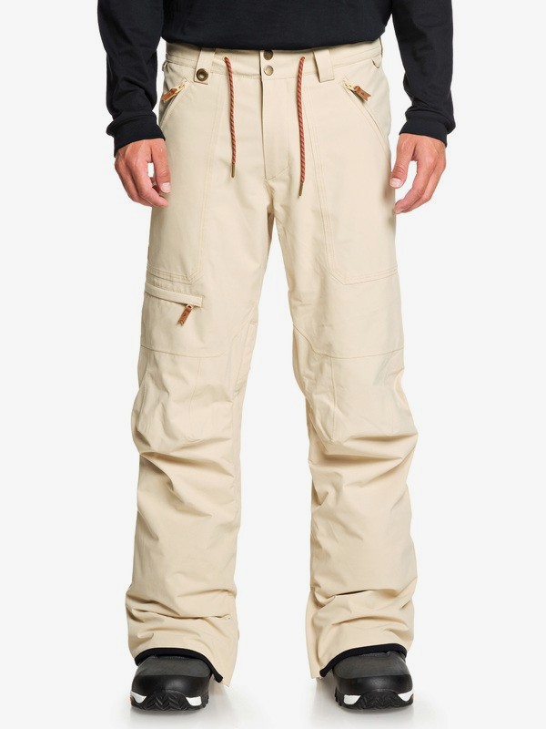 quiksilver, Elmwood Snow Pants, MOJAVE (tgl0) 0 Elmwood Snow Pants Beige EQYTP03132 Quiksilver