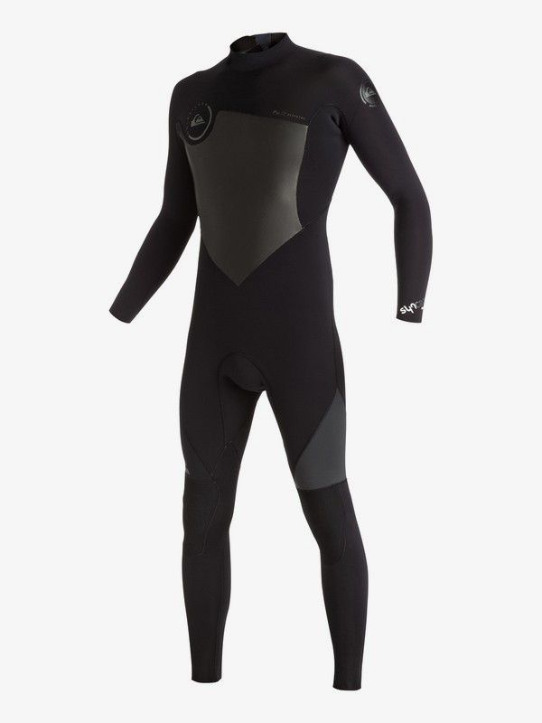 quiksilver, Syncro 4/3mm - Back Zip Full Wetsuit, BLACK (kvj0) 0 Syncro 4/3mm - Back Zip Full Wetsuit Black EQYW103027 Quiksilver