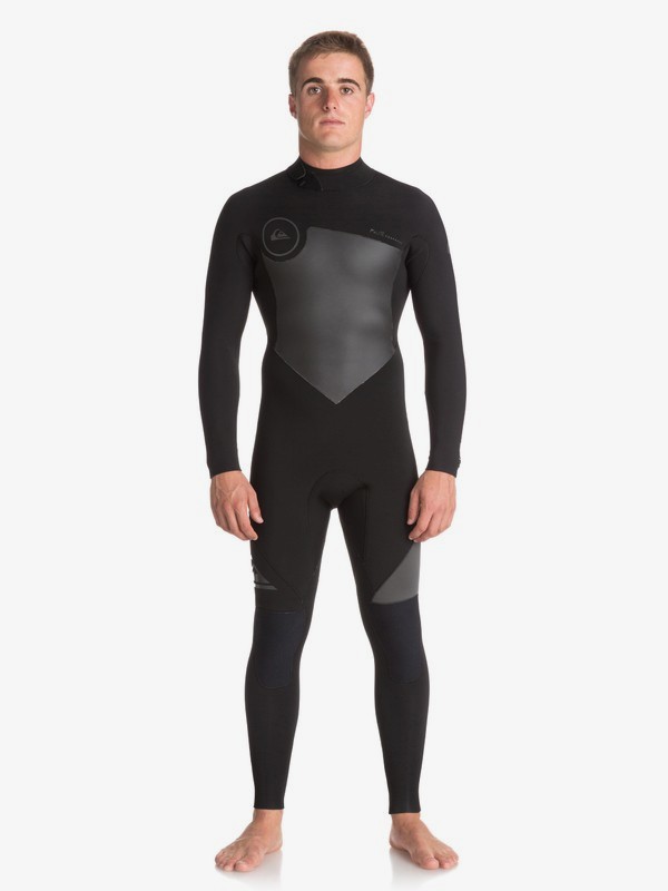 quiksilver, 3/2mm Syncro Series - Back Zip GBS Wetsuit for Men, BLACK/ BLACK/ JET BLACK (xkkk) 0 3/2mm Syncro Series - Back Zip GBS Wetsuit for Men Black EQYW103037 Quiksilver