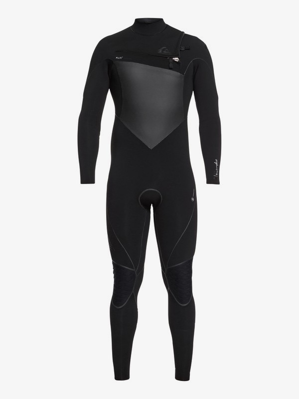 quiksilver, 4/3mm Highline Plus Chest Zip Wetsuit, BLACK (kvj0) 0 4/3mm Highline Plus Chest Zip Wetsuit Black EQYW103059 Quiksilver