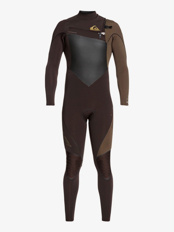 quiksilver, 3/2mm Highline Plus Chest Zip Wetsuit, VELVET BROWN/ DARK BEECH (xcck) 0 3/2mm Highline Plus Chest Zip Wetsuit Brown EQYW103060 Quiksilver