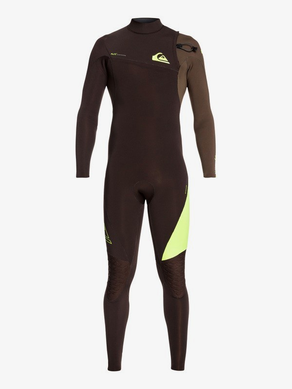 quiksilver, 4/3mm Highline Lite - Zipperless Wetsuit, VELVET BROWN/ DARK BEECH (xcck) 0 4/3mm Highline Lite - Zipperless Wetsuit Brown EQYW103061 Quiksilver