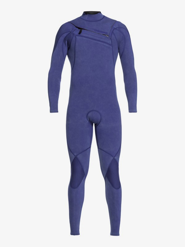 quiksilver, 4/3mm Highline Limited Monochrome - Combinaison zip poitrine pour Homme, NITE BLUE (byd0) 0 4/3mm Highline Limited Monochrome - Combinaison zip poitrine pour Homme Bleu EQYW103074 Quiksilver