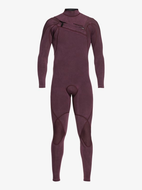 quiksilver, 3/2mm Highline Limited Monochrome Chest Zip Wetsuit, WINE (mqm0) 0 3/2mm Highline Limited Monochrome Chest Zip Wetsuit Pink EQYW103075 Quiksilver