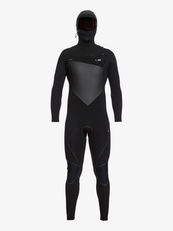quiksilver, 5/4/3mm Highline Plus Hooded Chest Zip Wetsuit, BLACK (kvj0) 0 5/4/3mm Highline Plus Hooded Chest Zip Wetsuit Black EQYW203009 Quiksilver