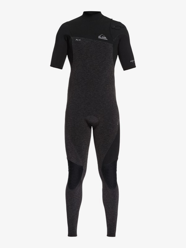 quiksilver, 2/2mm Highline Lite - Combinaison manches courtes sans zip pour Homme, BLACK (kvj0) 0 2/2mm Highline Lite - Combinaison manches courtes sans zip pour Homme Noir EQYW303009 Quiksilver