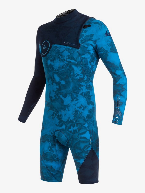 quiksilver, Highline Zipperless 2/2mm - Zipperless Long Sleeve Springsuit, NAVY BLAZER (byj0) 0 Highline Zipperless 2/2mm - Zipperless Long Sleeve Springsuit Blue EQYW403001 Quiksilver