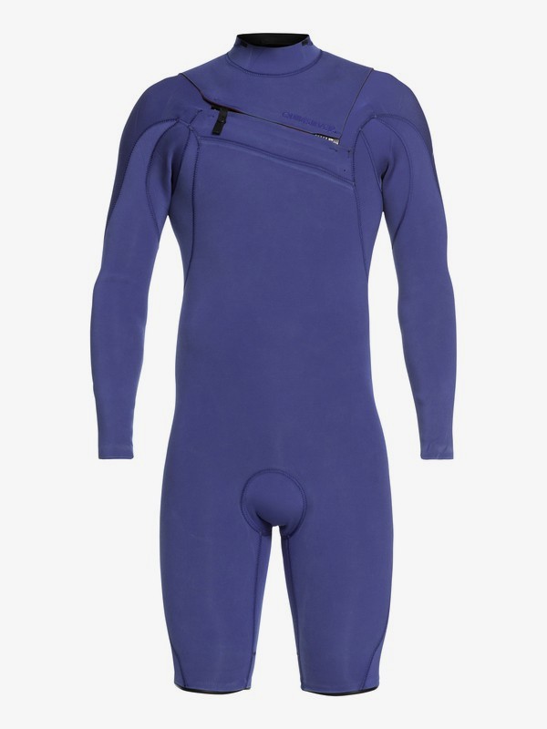 quiksilver, 2/2mm Highline Limited - Springsuit manches longues zip poitrine pour Homme, NITE BLUE (byd0) 0 2/2mm Highline Limited - Springsuit manches longues zip poitrine pour Homme Bleu EQYW403012 Quiksilver