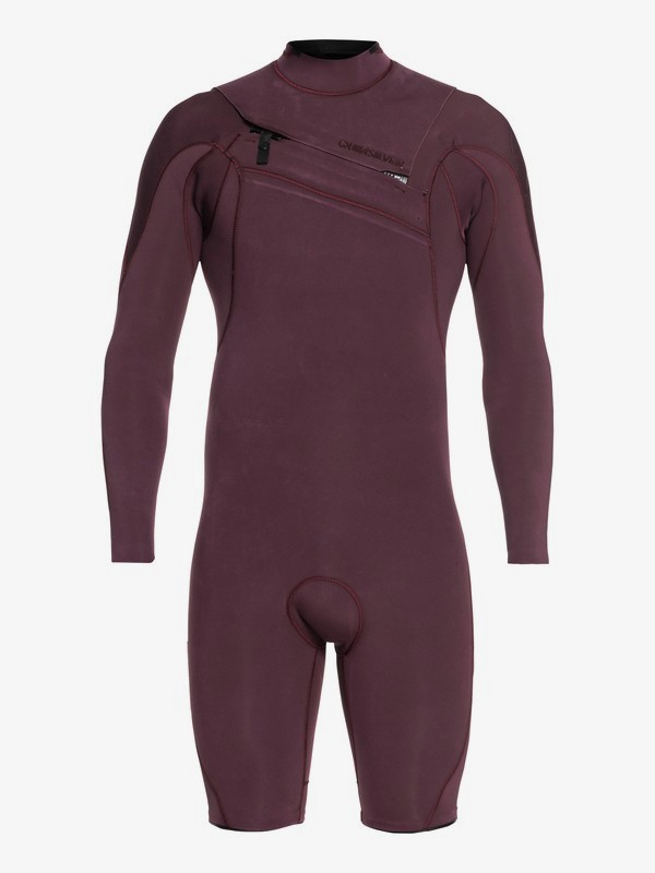 quiksilver, 2/2mm Highline Limited - Traje de Surf de Primavera con Manga Larga y Cremallera en el Pecho para Hombre, WINE (mqm0) 0 2/2mm Highline Limited - Traje de Surf de Primavera con Manga Larga y Cremallera en el Pecho para Hombre Rosa EQYW403012 Quiksilver