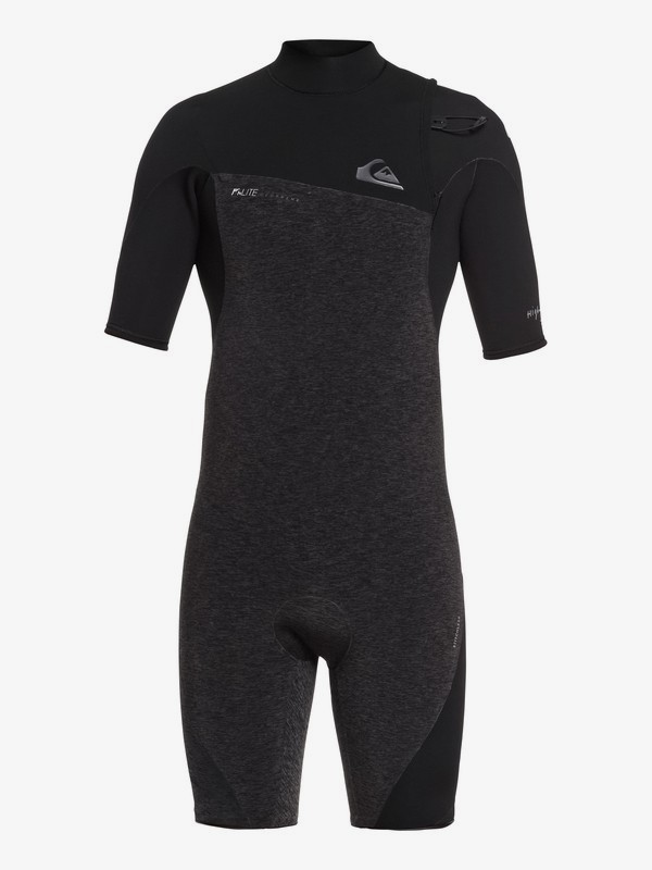 quiksilver, 2/2mm Highline Series - Springsuit manches courtes sans zip pour Homme, BLACK (kvj0) 0 2/2mm Highline Series - Springsuit manches courtes sans zip pour Homme Noir EQYW503009 Quiksilver