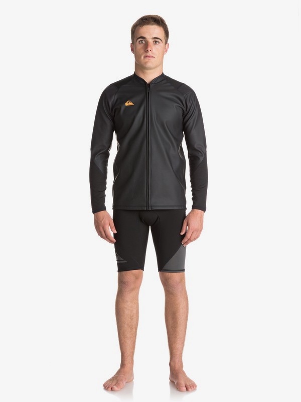 quiksilver, Waterman - Chaqueta de Pádel para Hombre, BLACK (kvj0) 0 Waterman - Chaqueta de Pádel para Hombre Negro EQYW803013 Quiksilver