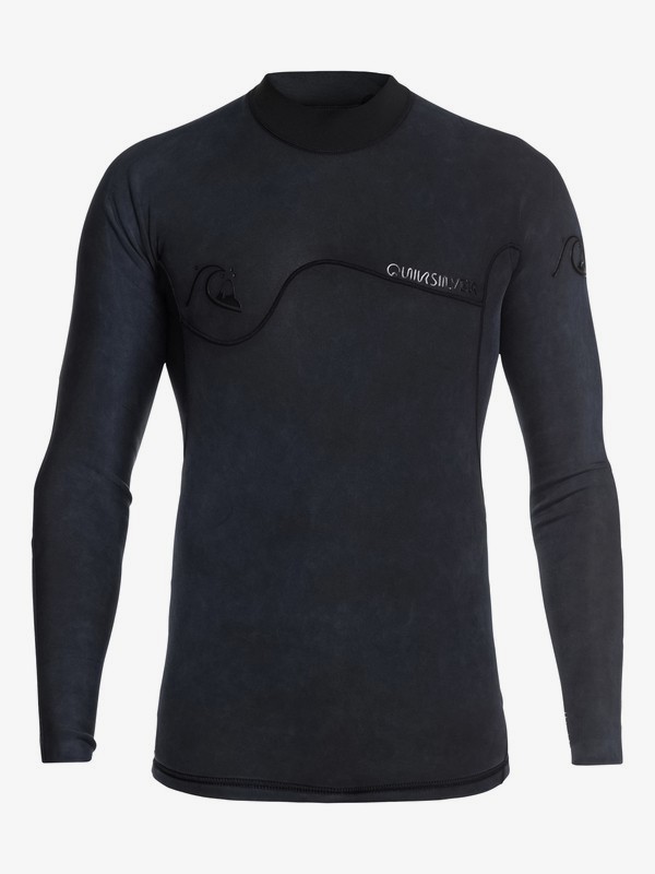 quiksilver, 1.5mm Highline Limited Monochrome Long Sleeve Neoprene Surf Top, BLACK (kvj0) 0 1.5mm Highline Limited Monochrome Long Sleeve Neoprene Surf Top Black EQYW803021 Quiksilver