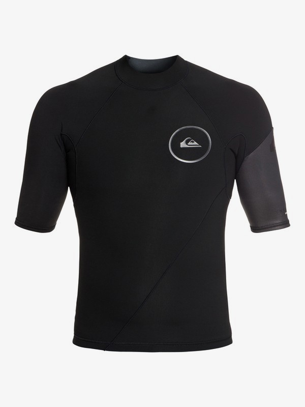 quiksilver, 1mm Syncro Series - Haut manches courtes en néoprène pour Homme, BLACK/ JET BLACK (xkkk) 0 1mm Syncro Series - Haut manches courtes en néoprène pour Homme Noir EQYW903003 Quiksilver