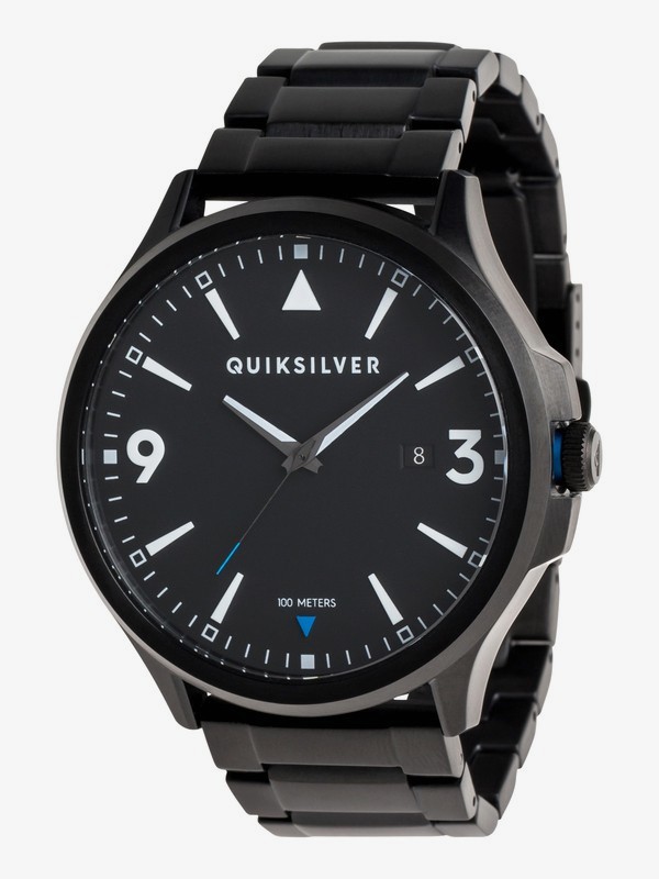 quiksilver, Beluka Metal - Analoge Uhr für Männer, BLACK (kvj0) 0 Beluka Metal - Analoge Uhr für Männer Schwarz EQYWA03012 Quiksilver