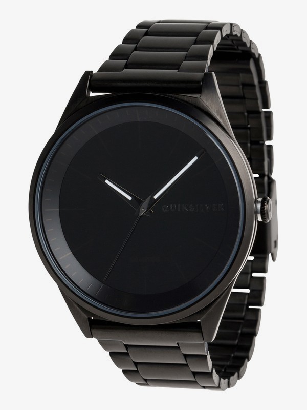 quiksilver, Bienville Metal - Reloj Analógico para Hombre, BLACK (kvj0) 0 Bienville Metal - Reloj Analógico para Hombre Negro EQYWA03013 Quiksilver