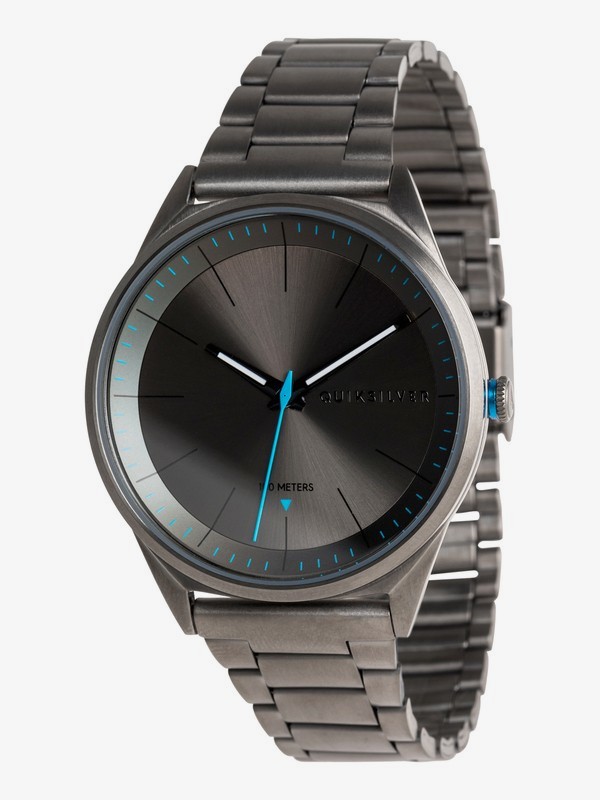 quiksilver, Bienville Metal - Analoge Uhr für Männer, GUN/ GUN/ GUN (xkkg) 0 Bienville Metal - Analoge Uhr für Männer Schwarz EQYWA03013 Quiksilver