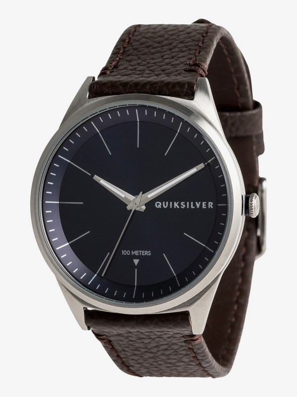 quiksilver, Bienville Leather - Reloj Analógico para Hombre, NAVY (byj0) 0 Bienville Leather - Reloj Analógico para Hombre Azul EQYWA03014 Quiksilver