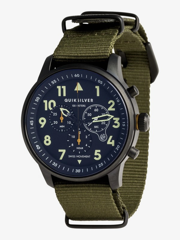 quiksilver, Seafire Nato - Analoge Uhr für Männer, ARMY (gpb0) 0 Seafire Nato - Analoge Uhr für Männer Grün EQYWA03016 Quiksilver