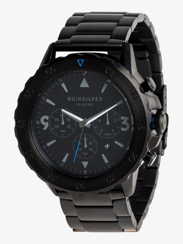 quiksilver, B-52 Chrono Metal - Analoge Uhr für Männer, BLACK (kvj0) 0 B-52 Chrono Metal - Analoge Uhr für Männer Schwarz EQYWA03019 Quiksilver