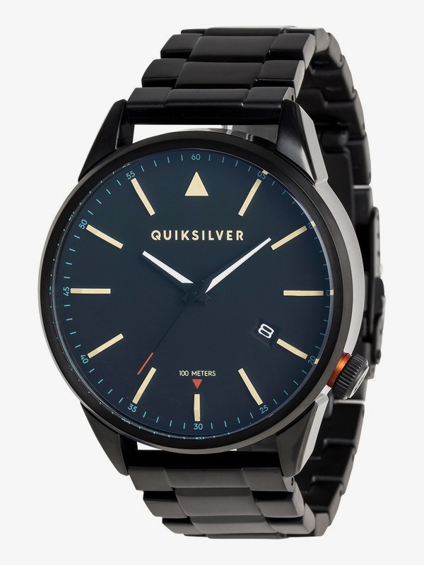 quiksilver, The Timebox Metal - Montre analogique pour Homme, BLACK (kvj0) 0 The Timebox Metal - Montre analogique pour Homme Noir EQYWA03026 Quiksilver