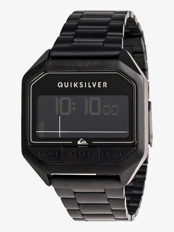 quiksilver, Addictiv Pro Tide Metal Digital Tide Watch for Men, BLACK (kvj0) 0 Addictiv Pro Tide Metal Digital Tide Watch for Men Black EQYWD03007 Quiksilver