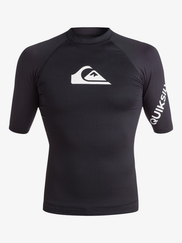 quiksilver, All Time - Licra de surf de maga corta UPF 50 para Hombre, BLACK (kvj0) 0 All Time - Licra de surf de maga corta UPF 50 para Hombre Negro EQYWR03033 Quiksilver