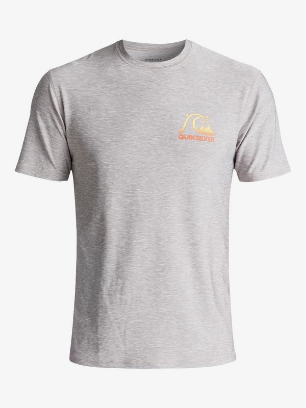 quiksilver, Heritage Surf Amphibian UPF 50 Surf Tee, SILVER SCONCE (szm0) 0 Heritage Surf Amphibian UPF 50 Surf Tee Grey EQYWR03092 Quiksilver