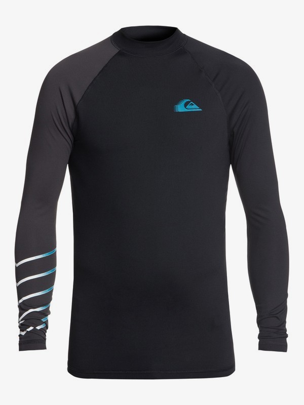 quiksilver, Active - Licra de surf de maga larga UPF 50 para Hombre, BLACK (kvj0) 0 Active - Licra de surf de maga larga UPF 50 para Hombre Negro EQYWR03113 Quiksilver
