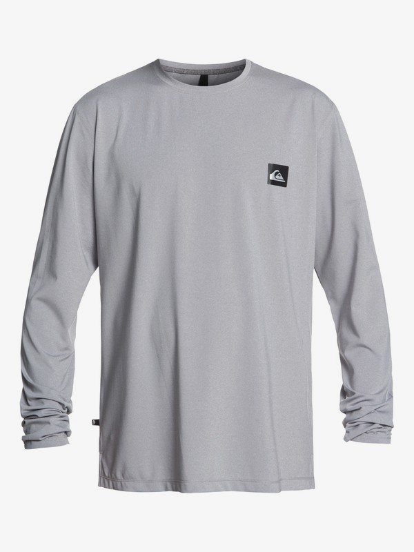 quiksilver, Salty Dog - Camiseta de Surf de Manga Larga con UPF 50 para Hombre, LIGHT GREY HEATHER (sgrh) 0 Salty Dog - Camiseta de Surf de Manga Larga con UPF 50 para Hombre Gris EQYWR03148 Quiksilver