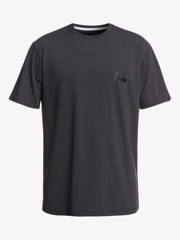 quiksilver, Bubble Logo Short Sleeve UPF 50 Surf Tee, TARMAC (kta0) 0 Bubble Logo Short Sleeve UPF 50 Surf Tee Black EQYWR03151 Quiksilver