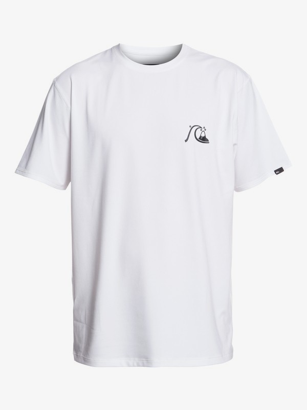 quiksilver, Bubble Logo Short Sleeve UPF 50 Surf Tee, WHITE (wbb0) 0 Bubble Logo Short Sleeve UPF 50 Surf Tee White EQYWR03151 Quiksilver