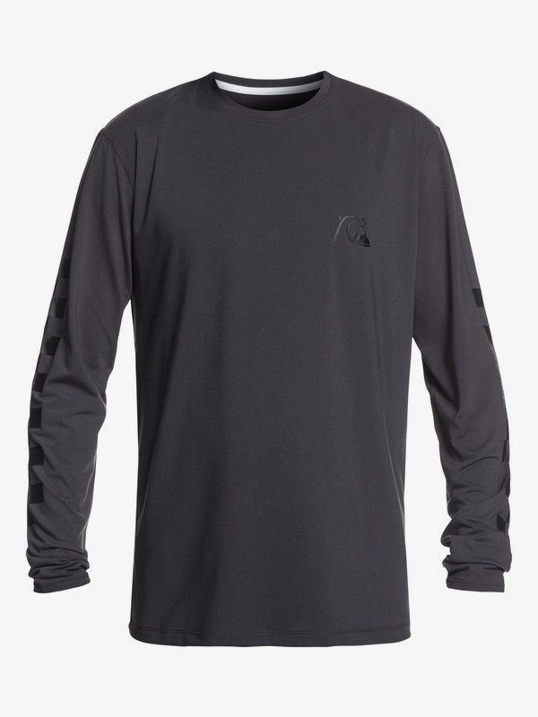 quiksilver, Turbo Long Sleeve UPF 50 Surf Tee, TARMAC (kta0) 0 Turbo Long Sleeve UPF 50 Surf Tee Black EQYWR03152 Quiksilver