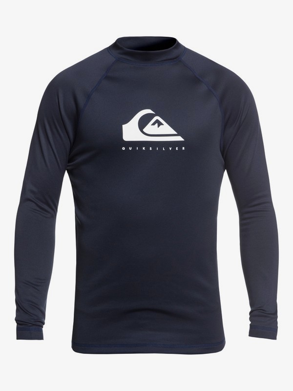 quiksilver, Heater - Licra de Manga Larga con Protección Solar UPF 50 para Hombre, NAVY BLAZER (byj0) 0 Heater - Licra de Manga Larga con Protección Solar UPF 50 para Hombre Azul EQYWR03156 Quiksilver
