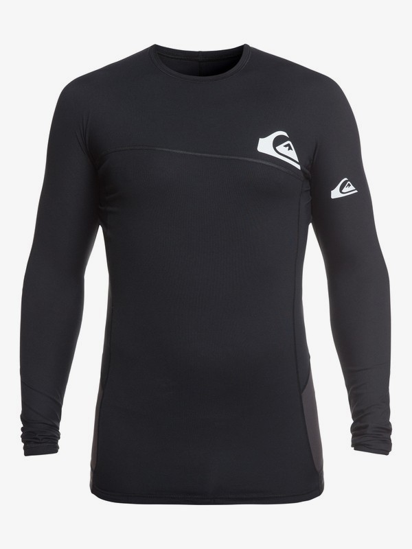 quiksilver, Core Performer - Licra de Manga Larga con Protección Solar UPF 50 para Hombre, BLACK (kvj0) 0 Core Performer - Licra de Manga Larga con Protección Solar UPF 50 para Hombre Negro EQYWR03157 Quiksilver