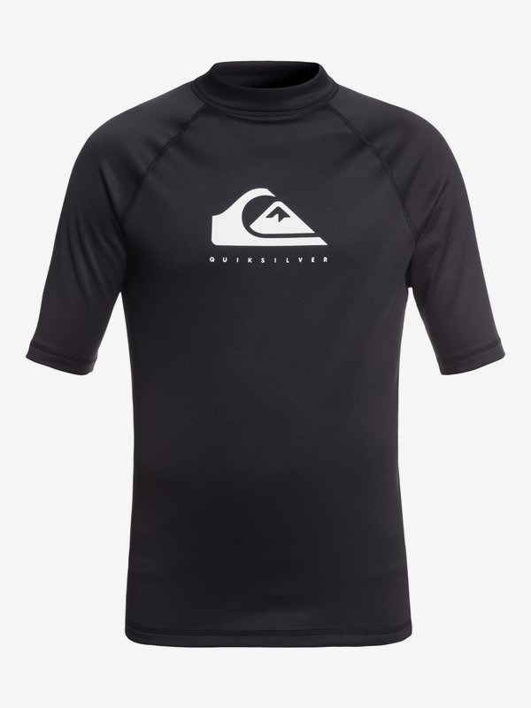quiksilver, Heater - Licra de Manga Corta con Protección Solar UPF 50 para Hombre, BLACK (kvj0) 0 Heater - Licra de Manga Corta con Protección Solar UPF 50 para Hombre Negro EQYWR03169 Quiksilver