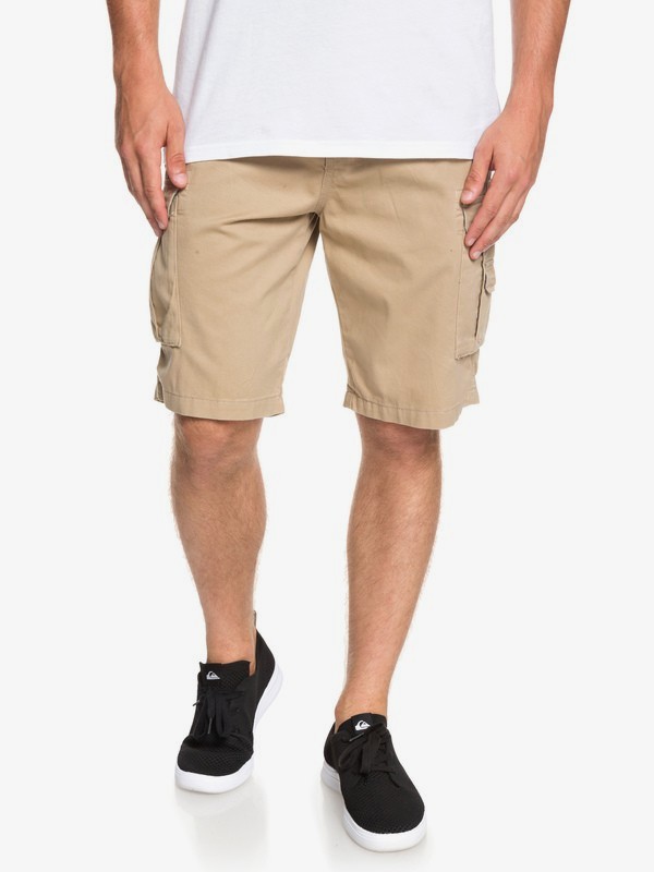 quiksilver, Crucial Battle Cargo Shorts, PLAGE (ckk0) 0 Crucial Battle Cargo Shorts Brown EQYWS03456 Quiksilver