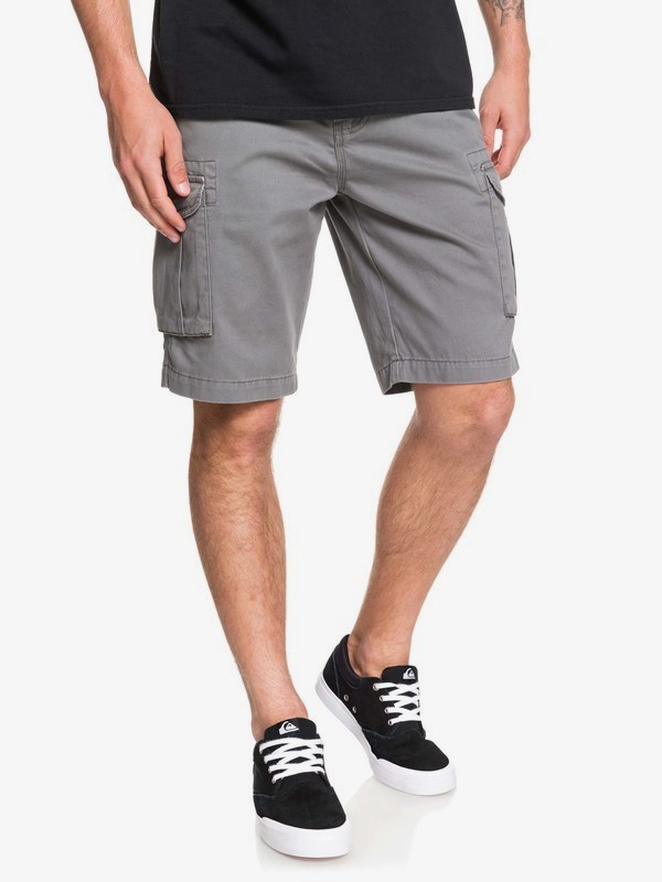 quiksilver, Crucial Battle - Short Cargo para Hombre, QUIET SHADE (kze0) 0 Crucial Battle - Short Cargo para Hombre Negro EQYWS03456 Quiksilver